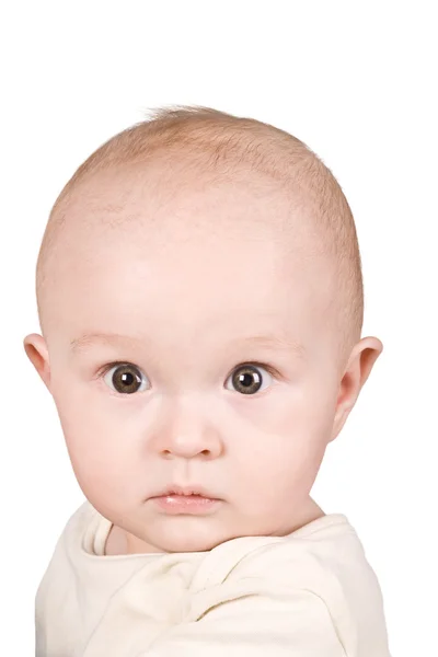 Porträtt baby pojke — Stockfoto