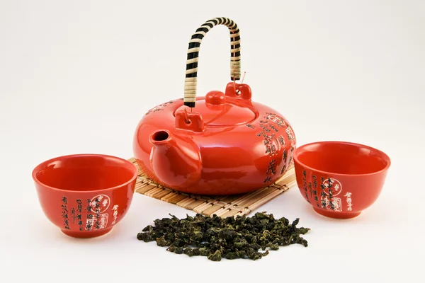 Китай Чайний сервіз Стокове Фото