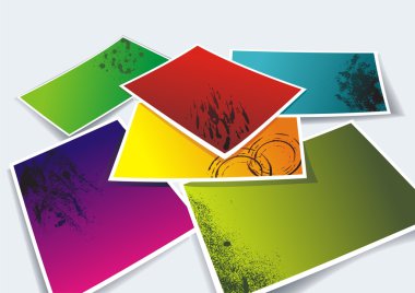 Vector photo frames clipart