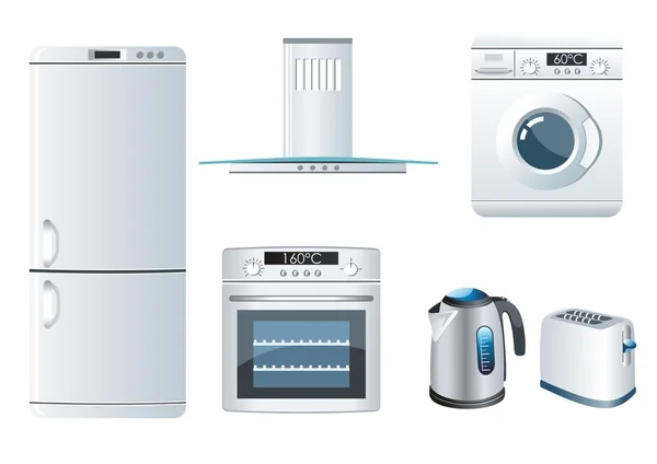 Home appliances — Stock Vector