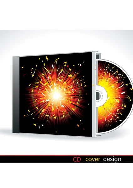 Векторная обложка CD — стоковый вектор