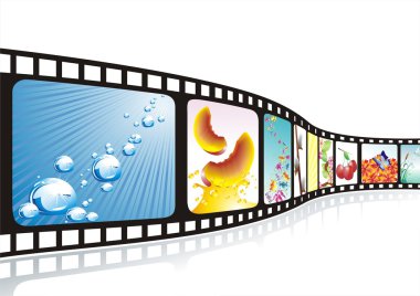 Cinema tape clipart