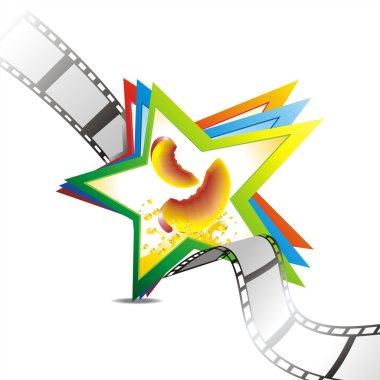 Cinema tape clipart