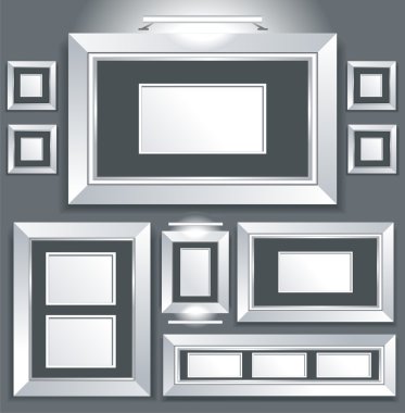 Vector frame collection clipart