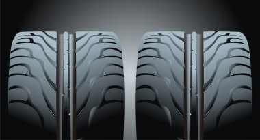 Two tyres clipart