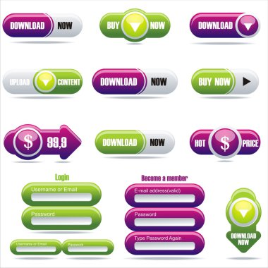 Website Elements clipart