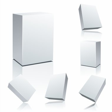 white boxes clipart