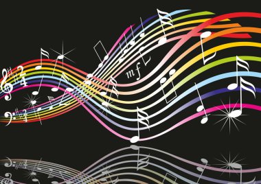 Music theme clipart