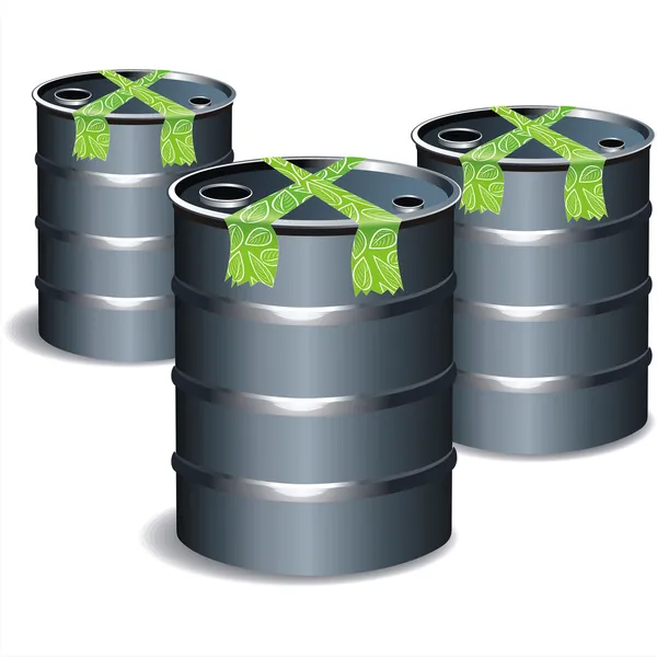 Baril d'huile combustible — Image vectorielle