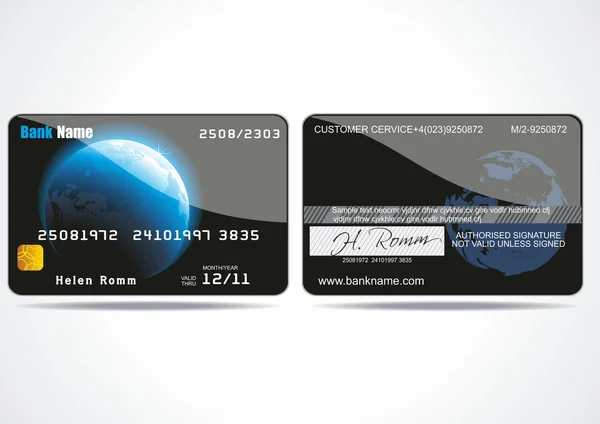 Τραπεζική κάρτα — Διανυσματικό Αρχείο