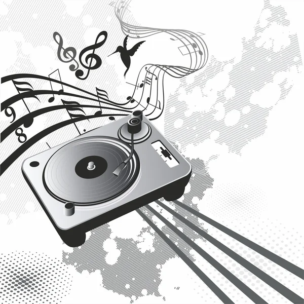 Concept de musique rétro — Image vectorielle