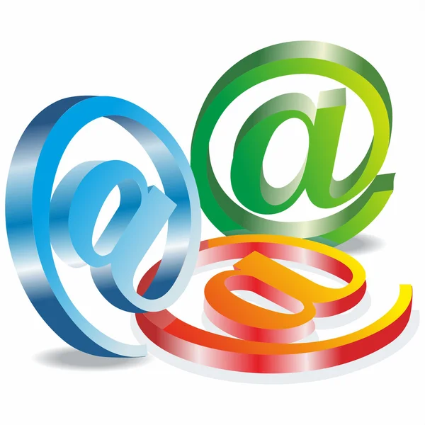 Definir vetor e-mail ícone —  Vetores de Stock