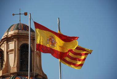 Bayraklar ve Katalonya İspanya