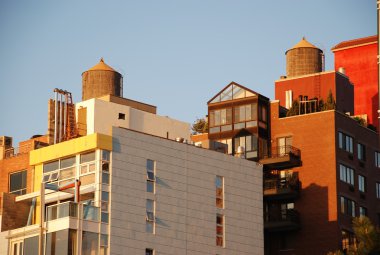 New York rooftops - Manhattan clipart