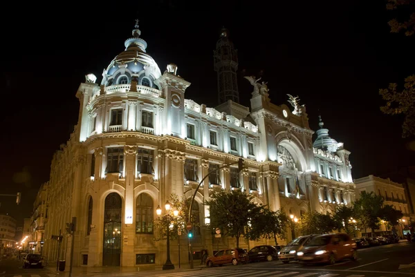 Valencia v noci — Stock fotografie