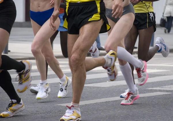 Marathonläufer lizenzfreie Stockbilder