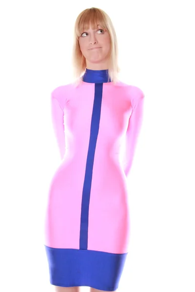 Candy-floss Spandex Dress — Stock Photo, Image
