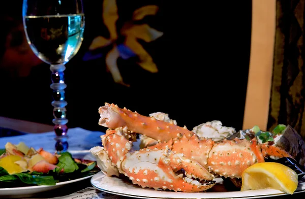 stock image Alaskan King Crab Dinner