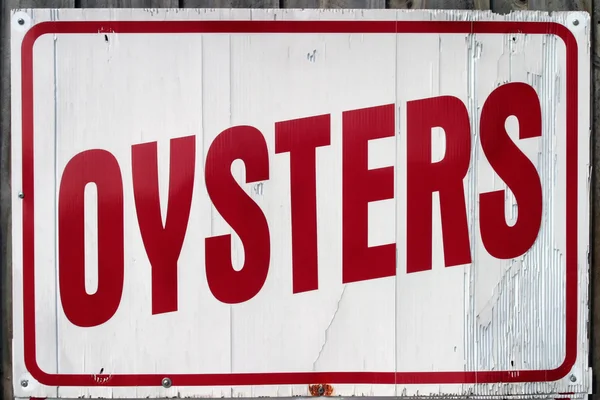 stock image Oyster Sign