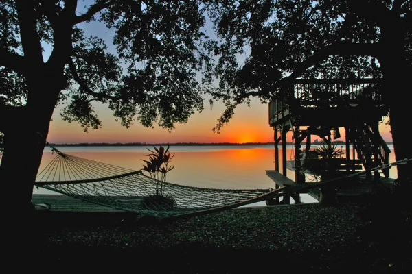 stock image Lazy River Sunset