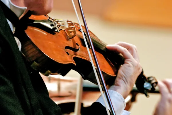 交響楽団ヴァイオリン ロイヤリティフリーのストック写真
