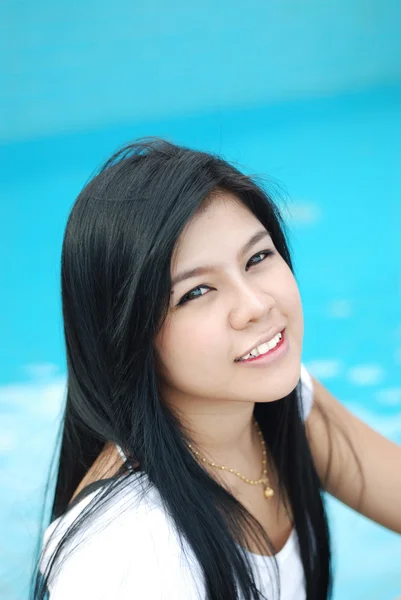 귀여운 태국 여자 — 스톡 사진
