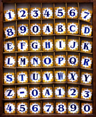 Alphabet Tiles clipart