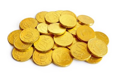 Golden coins clipart