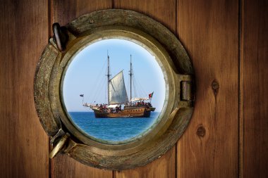 Brass Porthole clipart