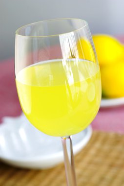 Limoncello Liquor clipart