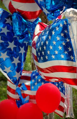 USA balloons clipart