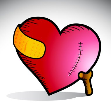 Heart pain clipart