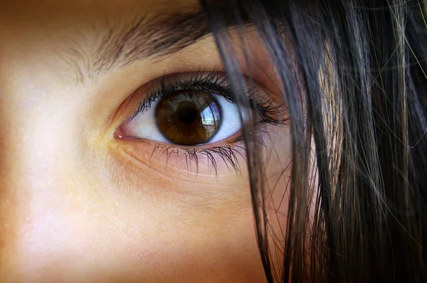 Детский глаз — стоковое фото