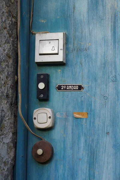 Oude deur klokken — Stockfoto