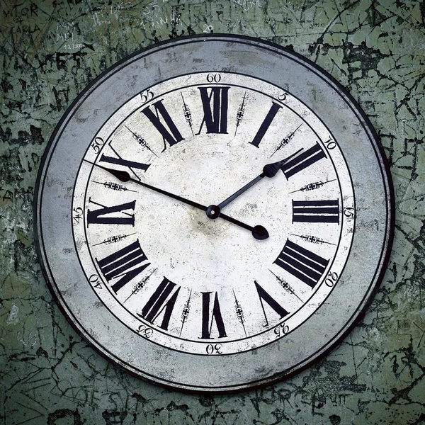 Relógio Grungy — Fotografia de Stock