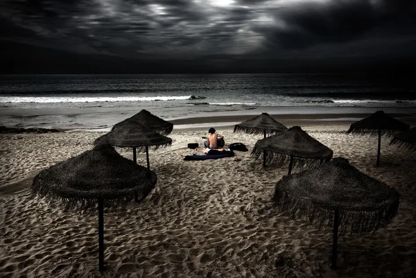 Minstrel de playa — Foto de Stock