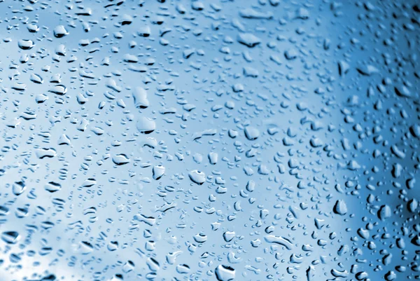 Regen in voorruit — Stockfoto
