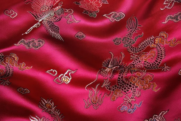 Chinees textiel — Stockfoto