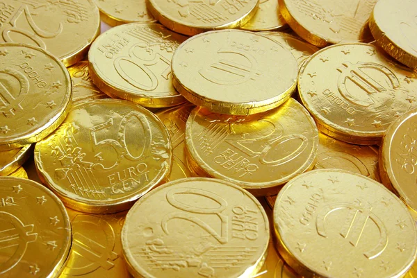 Золотые монеты — стоковое фото