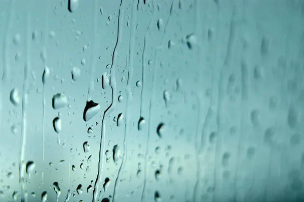 湿的窗口 — 图库照片