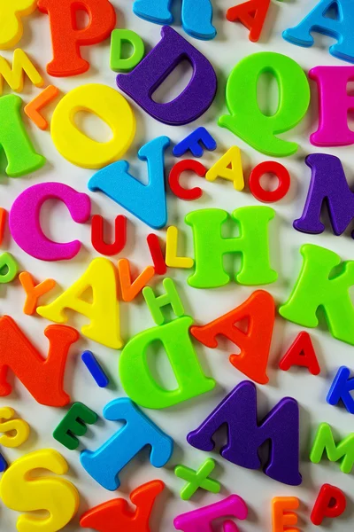 玩具字母 — 图库照片