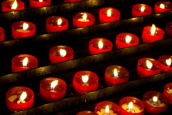 Red Candles — Stock Photo, Image