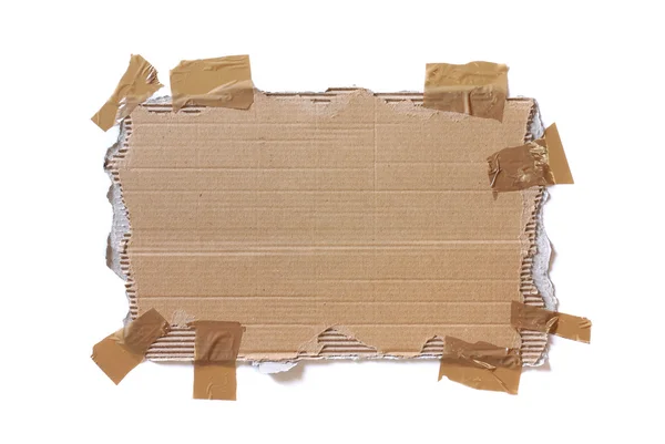 Taped Cardboard — Stock Photo, Image