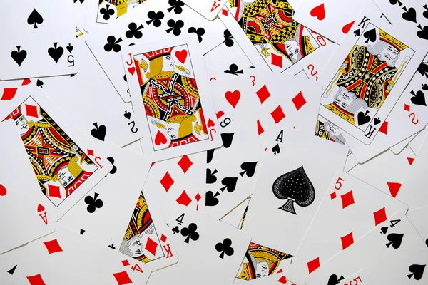 Herní karty — Stock fotografie