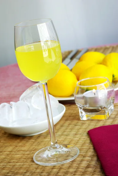 柠檬酒酒 — 图库照片