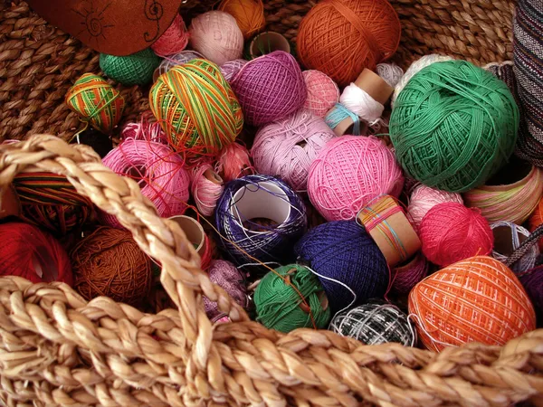 Assorted Yarn — Stock Photo, Image