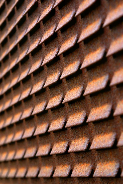 Rusty żelaza niewidomych — Zdjęcie stockowe