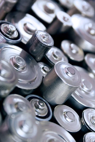 Stapel von Batterien — Stockfoto