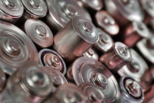 Stapel von Batterien — Stockfoto