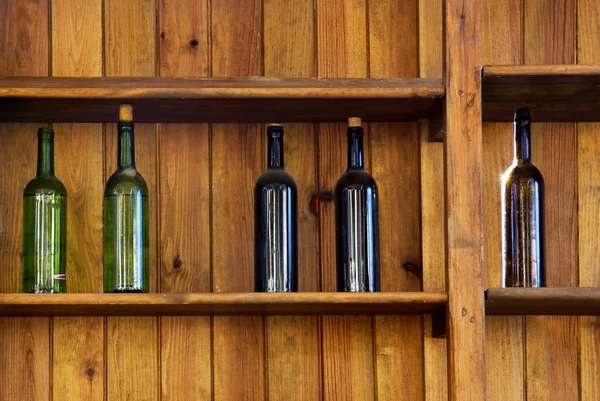 Cinco garrafas — Fotografia de Stock